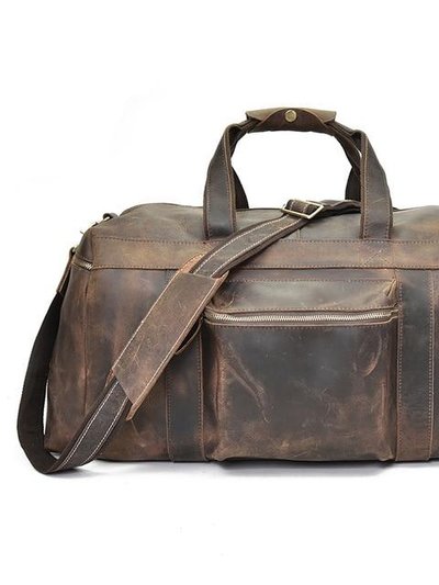 Steel Horse Leather The Colden Duffle Bag Large Capacity Leather Weekender product