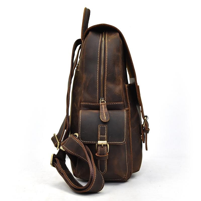 Shop Steel Horse Leather The Freja Backpack | Handcrafted Leather Backpack In Brown