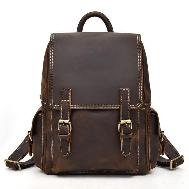 Steel Horse Leather The Freja Backpack | Handcrafted Leather Backpack In Brown