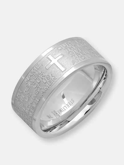 Steeltime Lords Prayer Stainless Steel Ring product