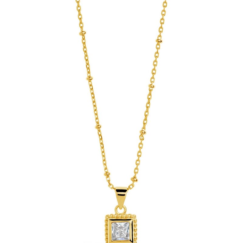Sterling Forever Cassia Pendant Necklace In Gold