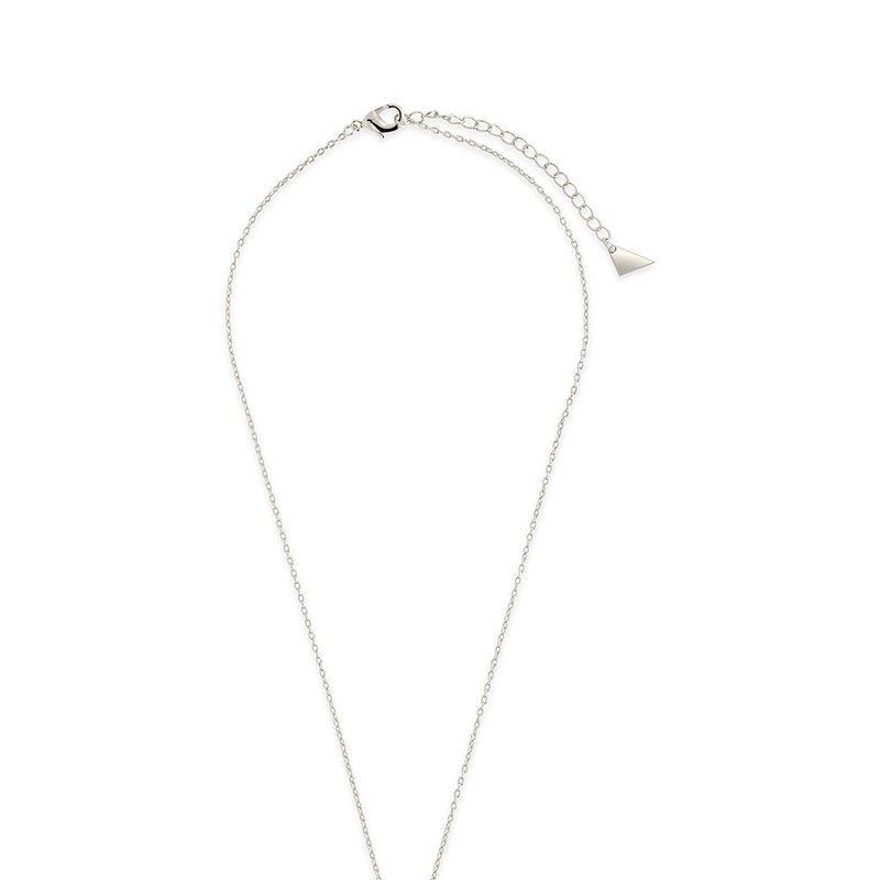 Sterling Forever Colsie Pendant Necklace In Grey