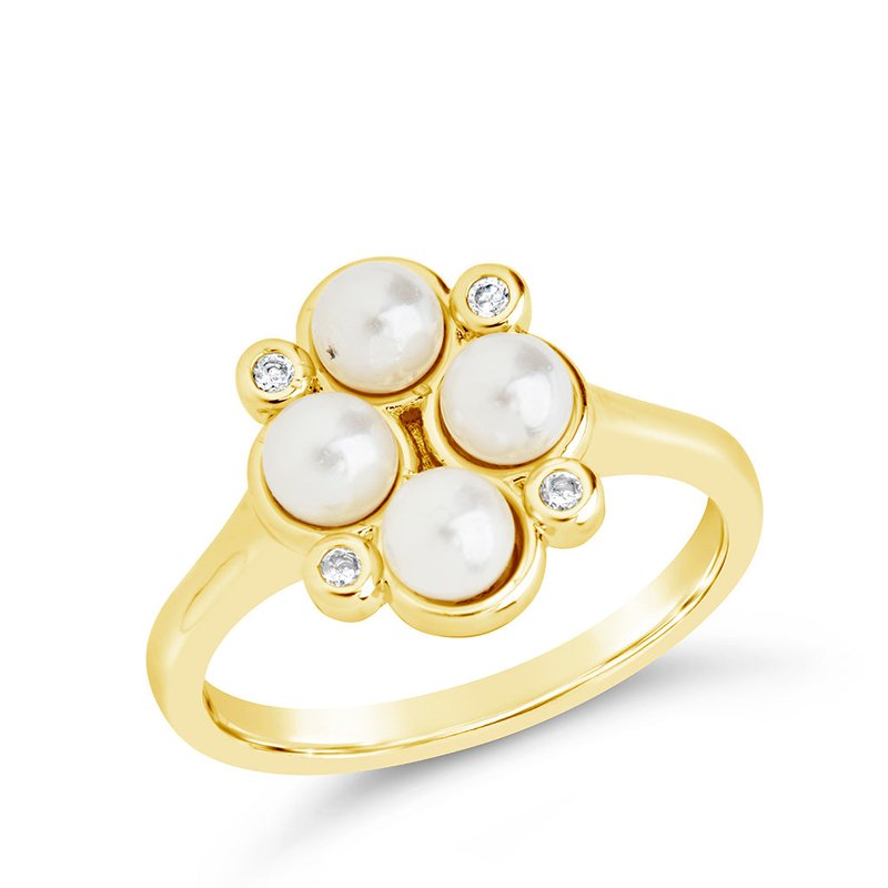 Sterling Forever Cosetta Ring In Gold