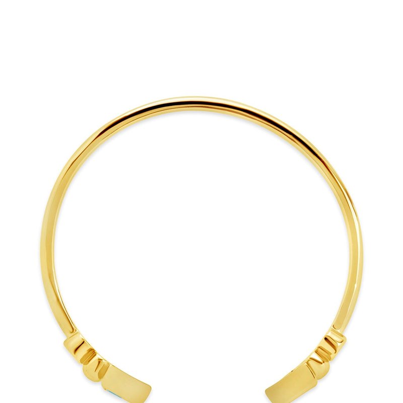 Sterling Forever Kalena Cuff Bracelet In Gold