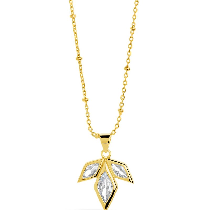 Shop Sterling Forever Lissie Pendant Necklace In Gold
