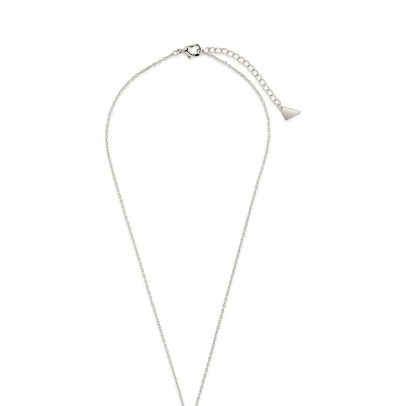 Sterling Forever Marla Pendant Necklace In Grey