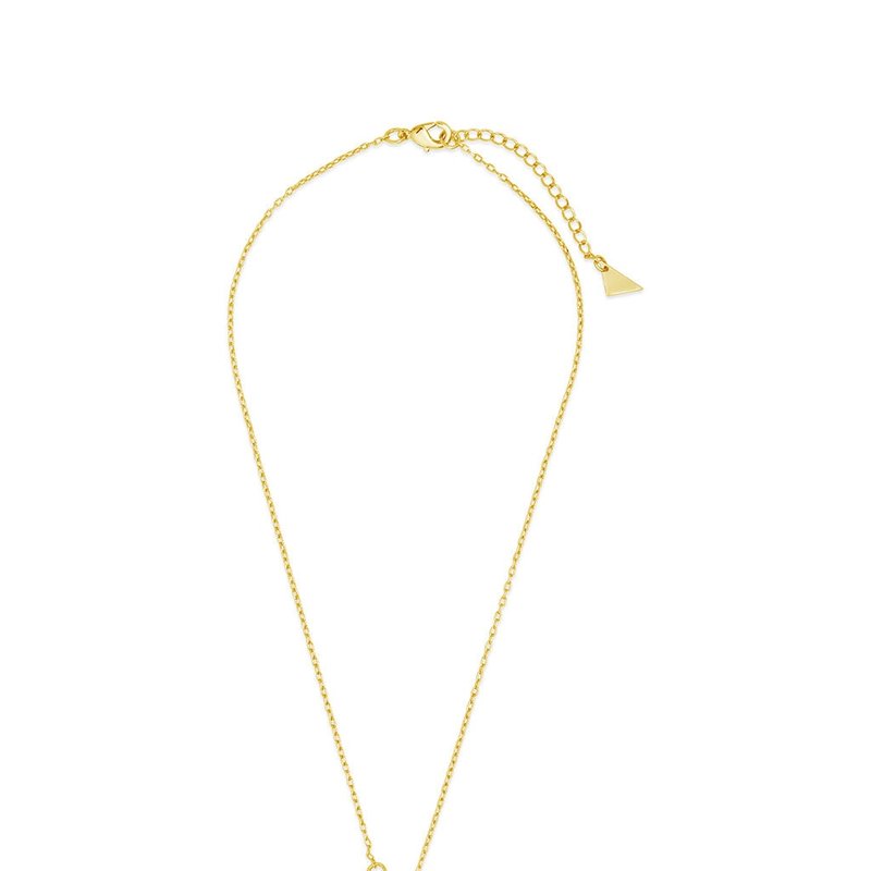 Sterling Forever Mishel Interlocking Necklace In Gold