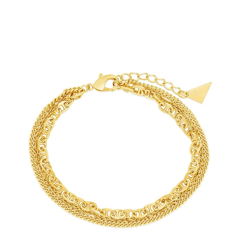 Shop Sterling Forever Nevaeh Bracelet In Gold