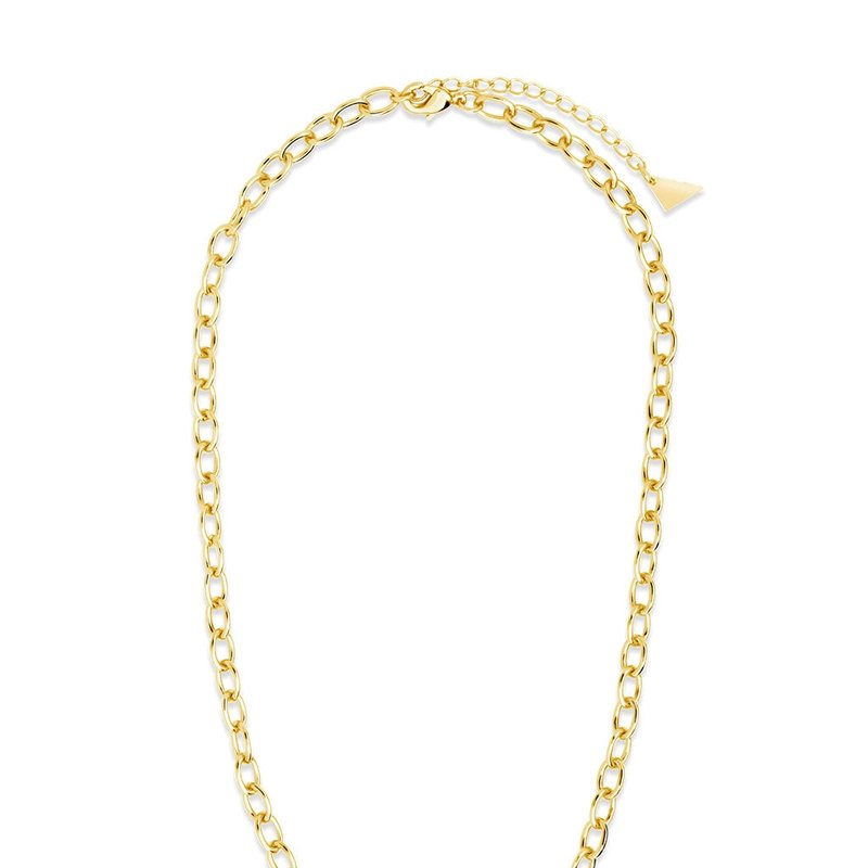 Sterling Forever Reina Necklace In Gold