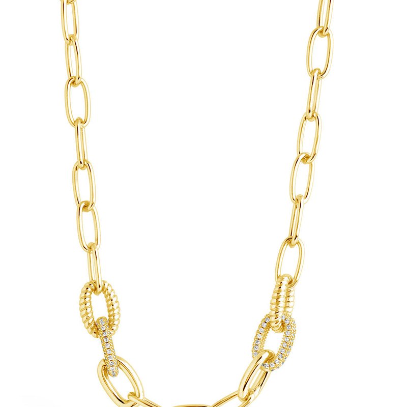 Sterling Forever Samar Necklace In Gold