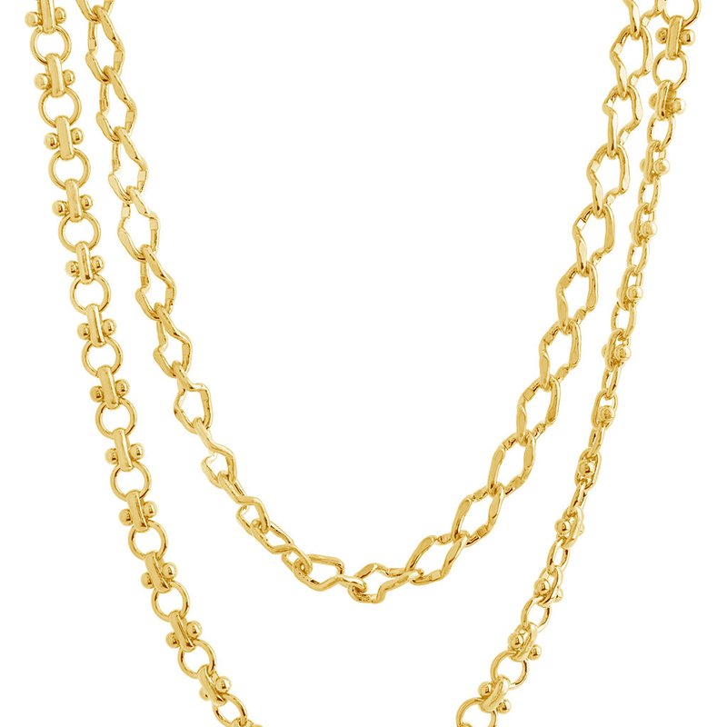 Sterling Forever Selena Necklace In Gold