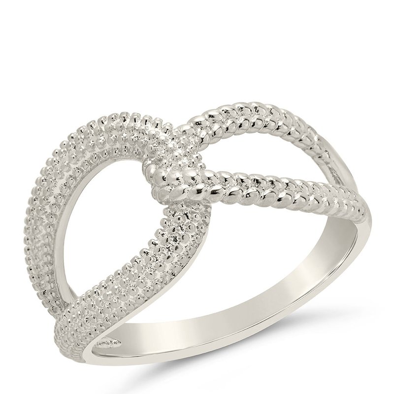 Sterling Forever Sutton Ring In Grey