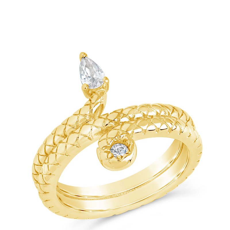 Sterling Forever Waverly Ring In Gold