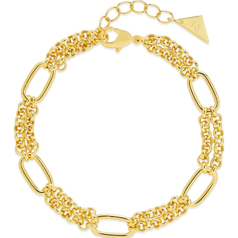 Shop Sterling Forever Zenni Bracelet In Gold