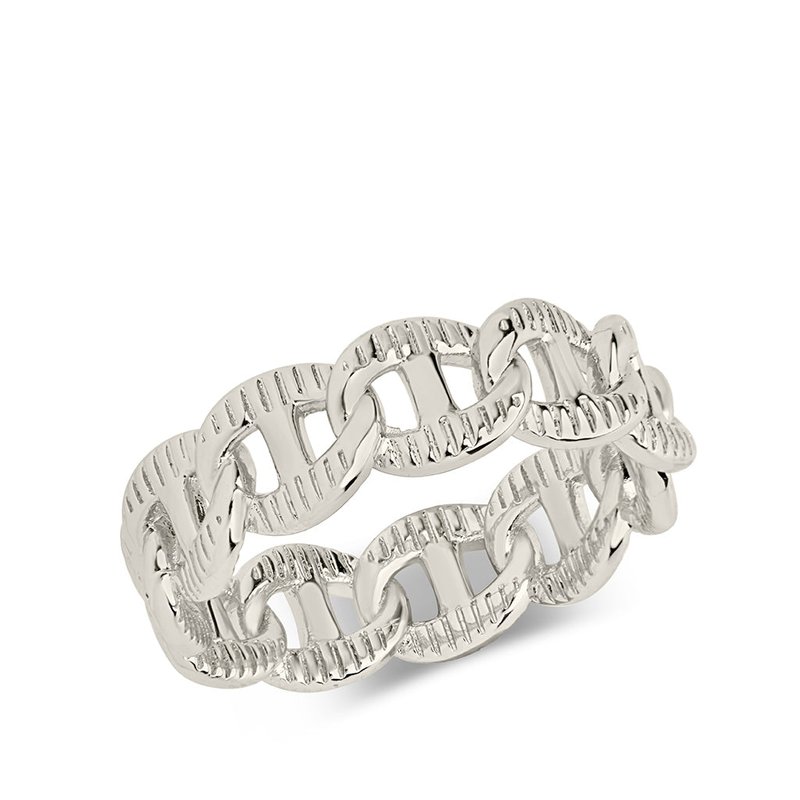 Shop Sterling Forever Zola Ring In Grey