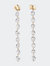 Lucite Drip Mini Earrings - Gold