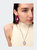 Pleat Crystal Earrings - Fuchsia