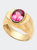 Ruby Ripple Signet Ring - Gold