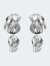The Fold Earrings - Sterling Silver - Sterling Silver