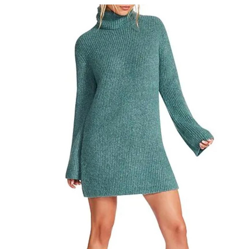Shop Steve Madden Abbie Sweater Dress In Green