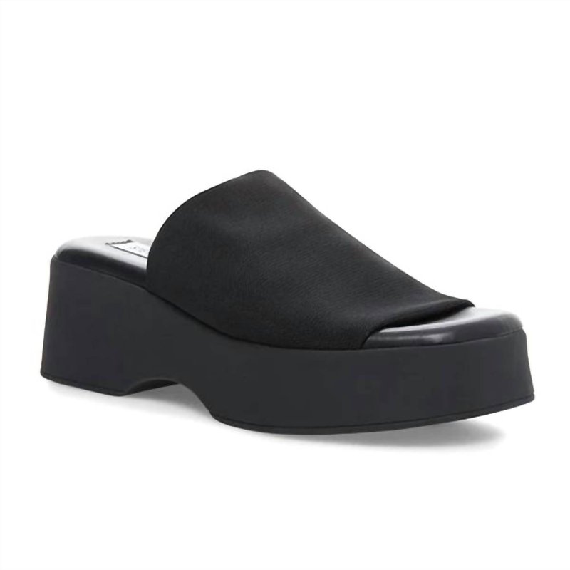 Shop Steve Madden The Slinky30 Slide Sandal In Black