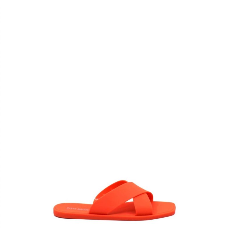 Shop Steve Madden Women's Horizon Sandal In Orange