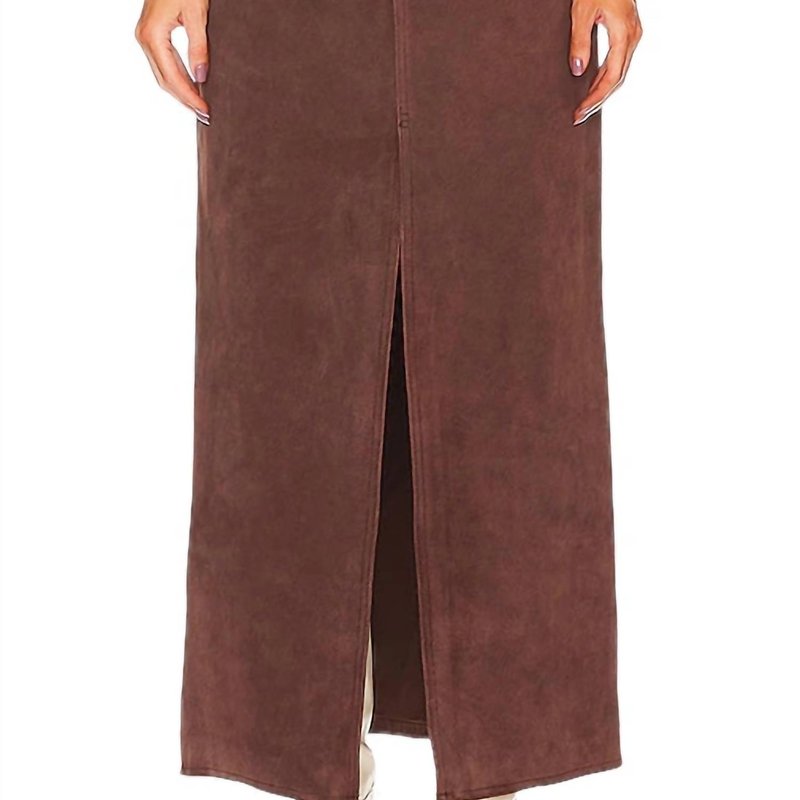 Shop Still Here Women's Lima Skirt In Brown