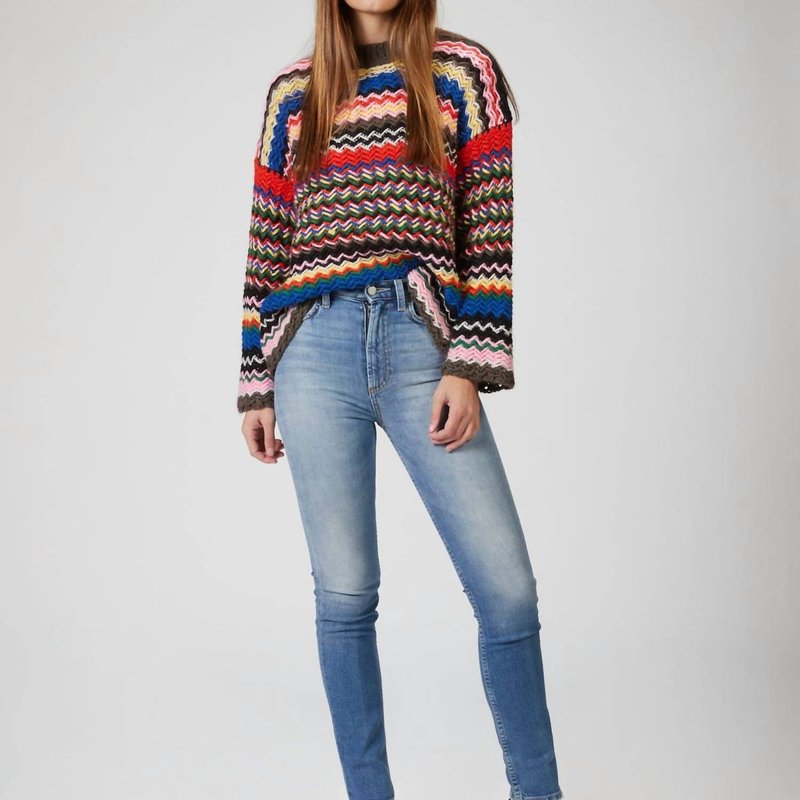 Shop Stine Goya Rebeka Sweater In Multicolor In Brown