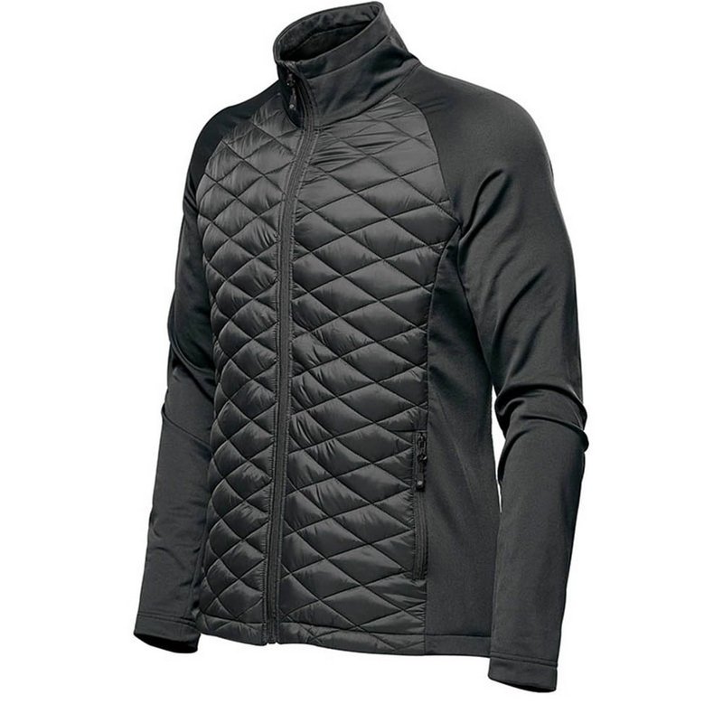 Shop Stormtech Mens Boulder Thermal Soft Shell Jacket In Black