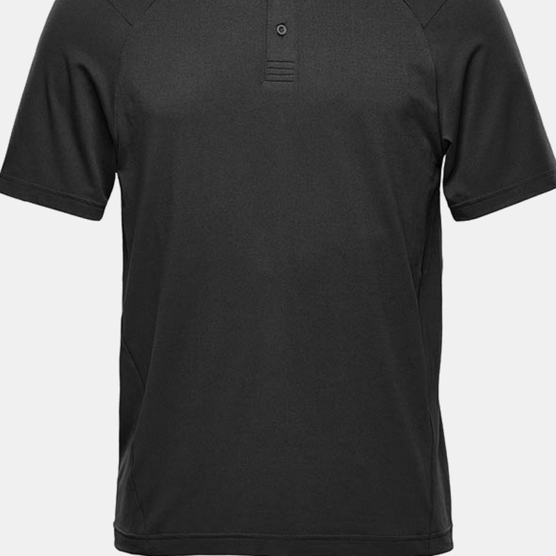 Stormtech Mens Camino Pure Earth Performance Polo Shirt In Black