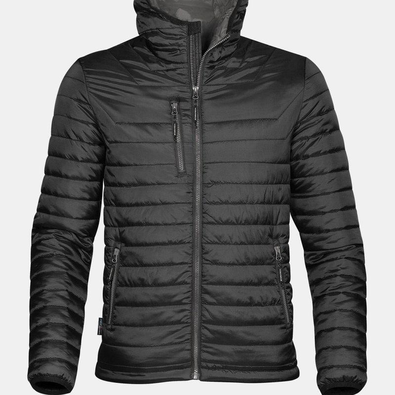 Shop Stormtech Mens Gravity Thermal Shell Jacket In Black