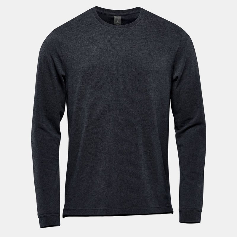 Stormtech Mens Montebello Long-sleeved T-shirt In Grey