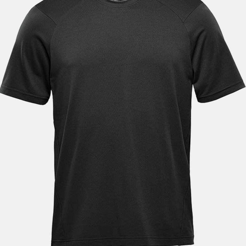 Stormtech Mens Tundra Short-sleeved T-shirt In Black