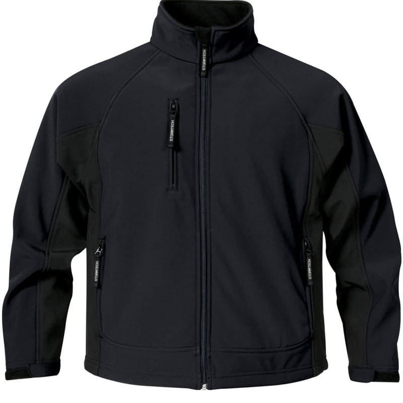 Stormtech Mens Bonded Teflon® Dwr Wind/water Repellent Jacket (black/black)