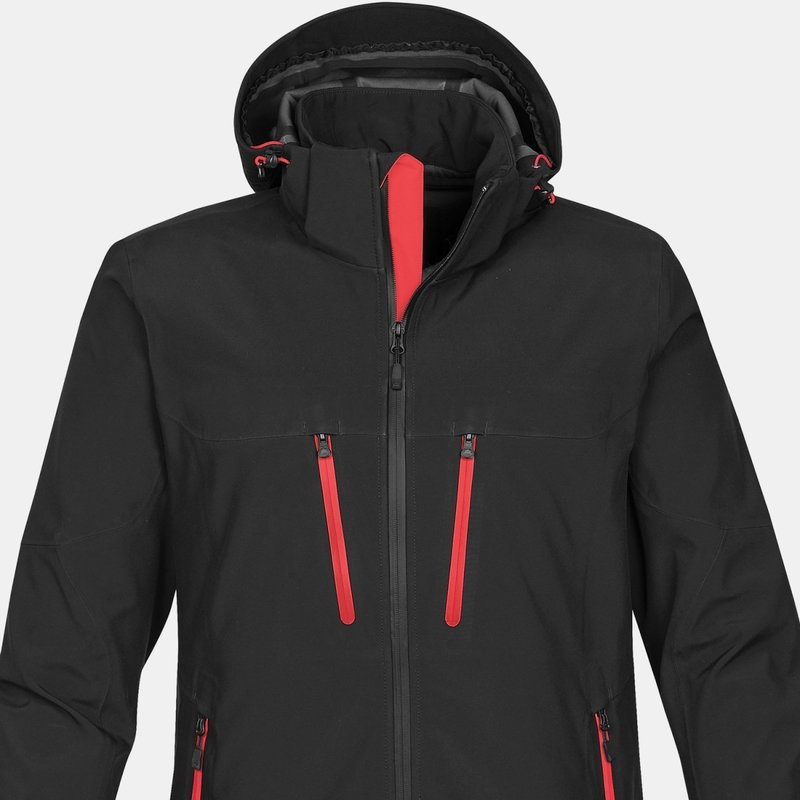 Stormtech Mens Patrol Technical Softshell Jacket (black/ Red)