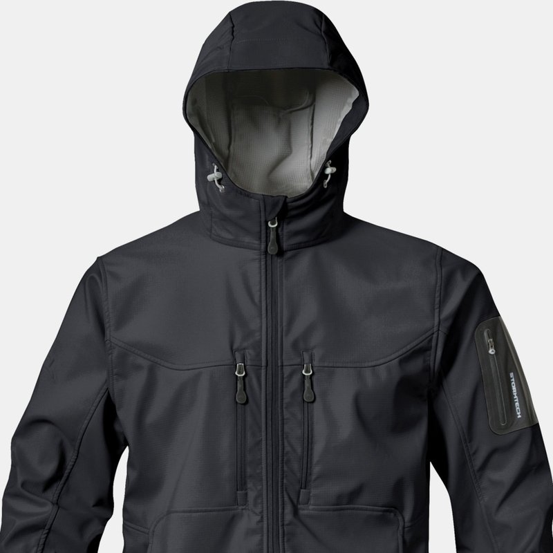 Stormtech Mens Premium Epsilon H2xtreme Water Resistant Breathable Jacket (black)