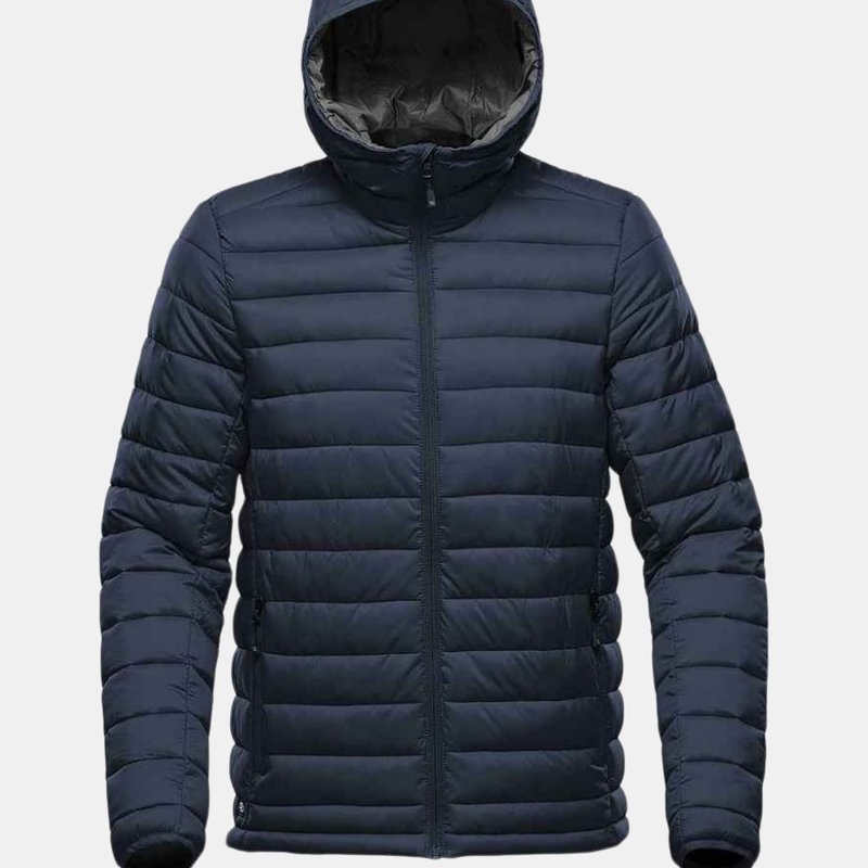Shop Stormtech Mens Stavanger Thermal Padded Jacket In Black
