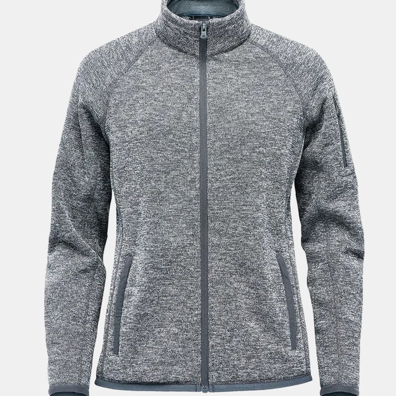 Stormtech Womens/ladies Avalanche Pure Earth Full Zip Fleece Jacket In Grey