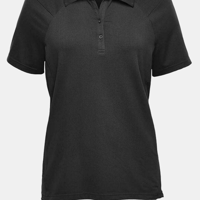 Stormtech Womens/ladies Camino Performance Short-sleeved Polo Shirt In Black