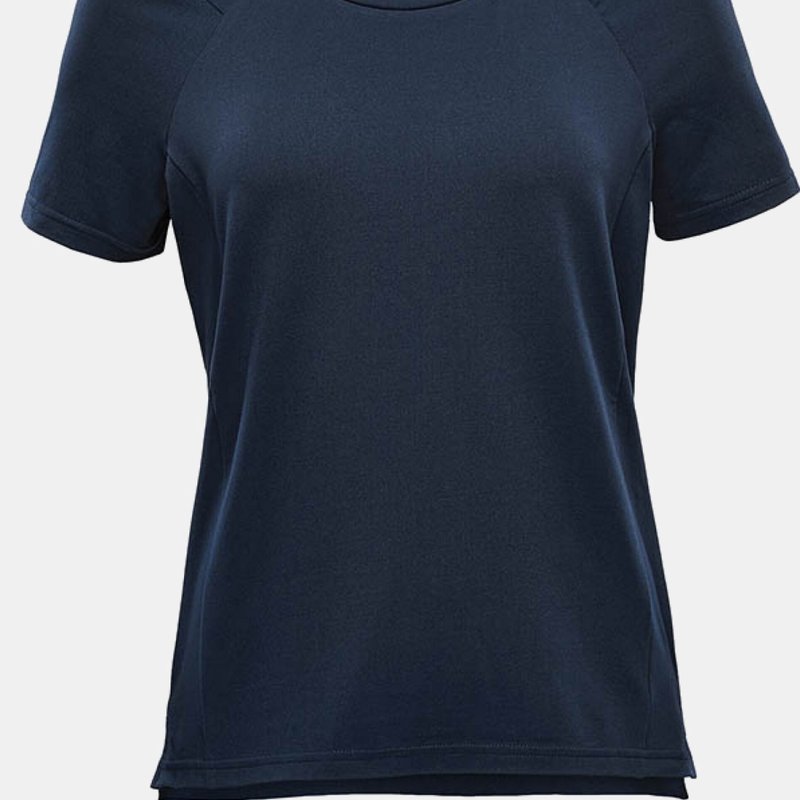 Stormtech Womens/ladies Tundra Short-sleeved T-shirt In Blue