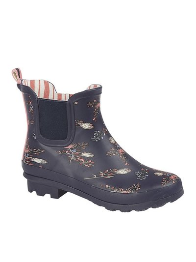 StormWells Womens/Ladies Floral Wellington Boots (Navy) product