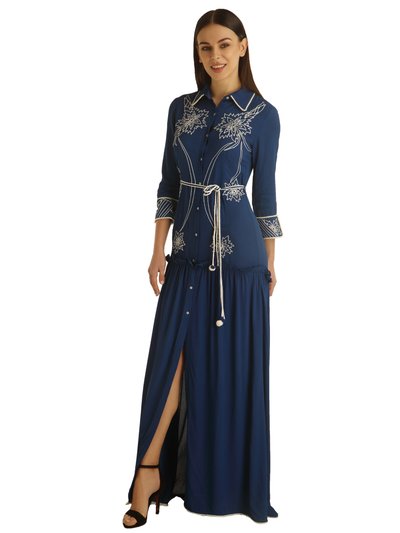 Stree Open Slit Embroidered Maxi product