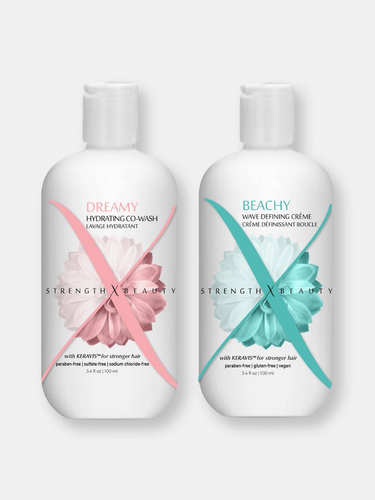 Curl Care Duo: Dreamy Hydrating Co-Wash & Beachy Wave Defining Creme