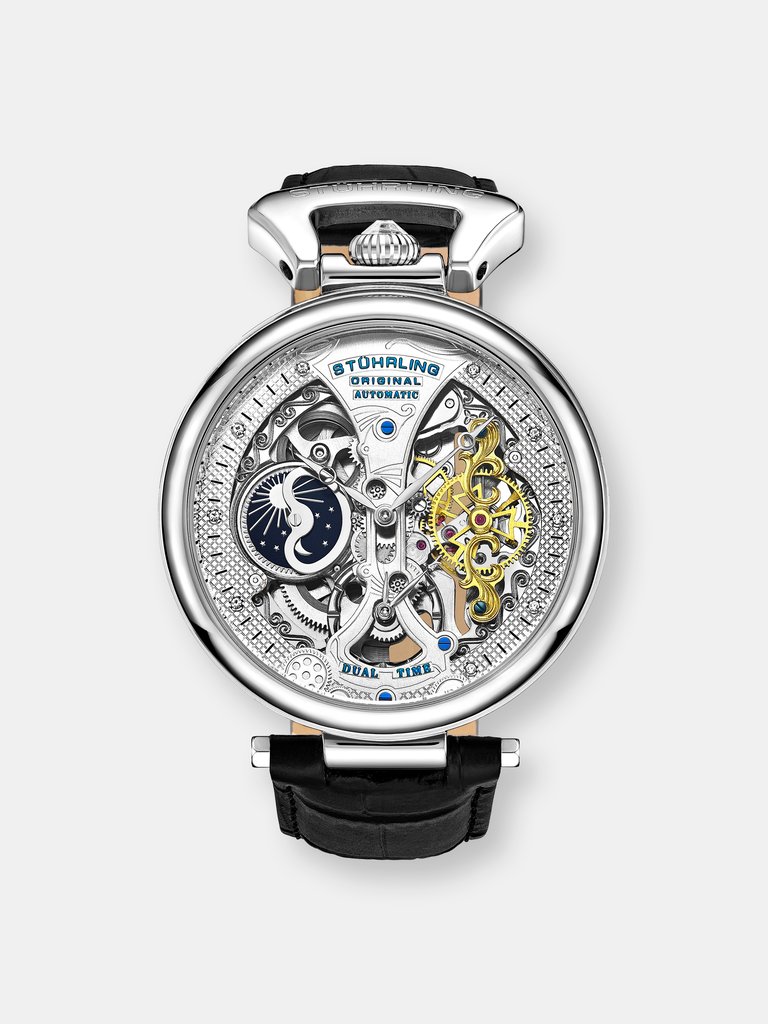 Emperor’s Grand DT  Automatic 46mm Skeleton - Silver