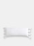 Braided Pom Pom Lumbar Pillow - Off White