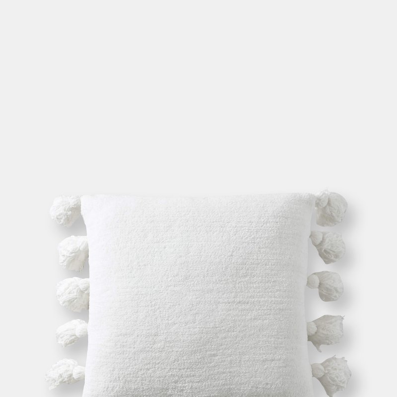Shop Sunday Citizen Pom Pom Throw Pillow In White