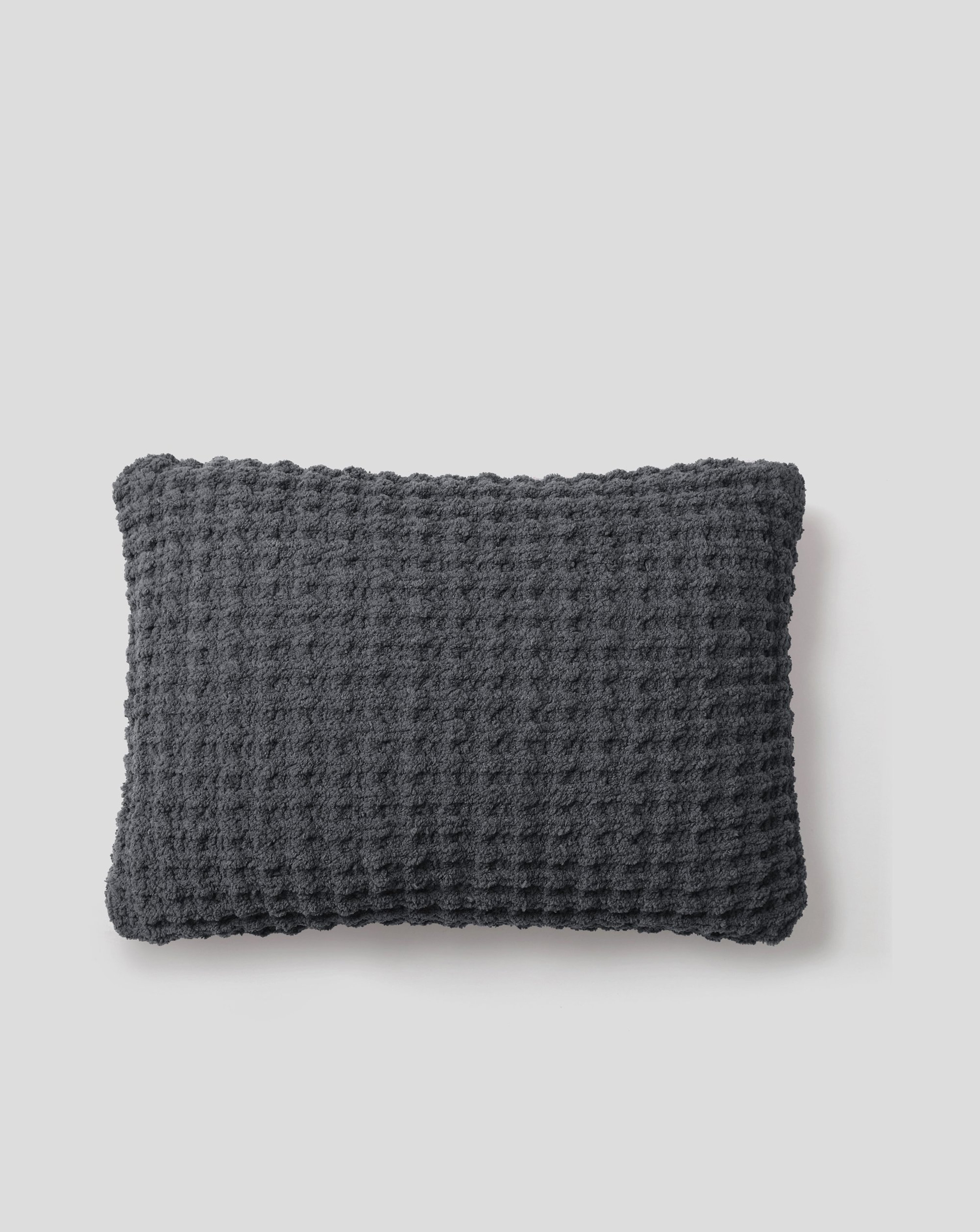 Sunday Citizen Snug Waffle Mini Pillow In Black