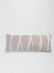 Woodland Lumbar Pillow - Sahara Tan - Off White