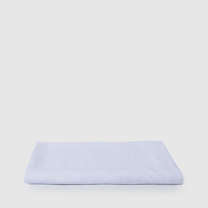 Sunday Morning Babette Linen Tablecloth In White