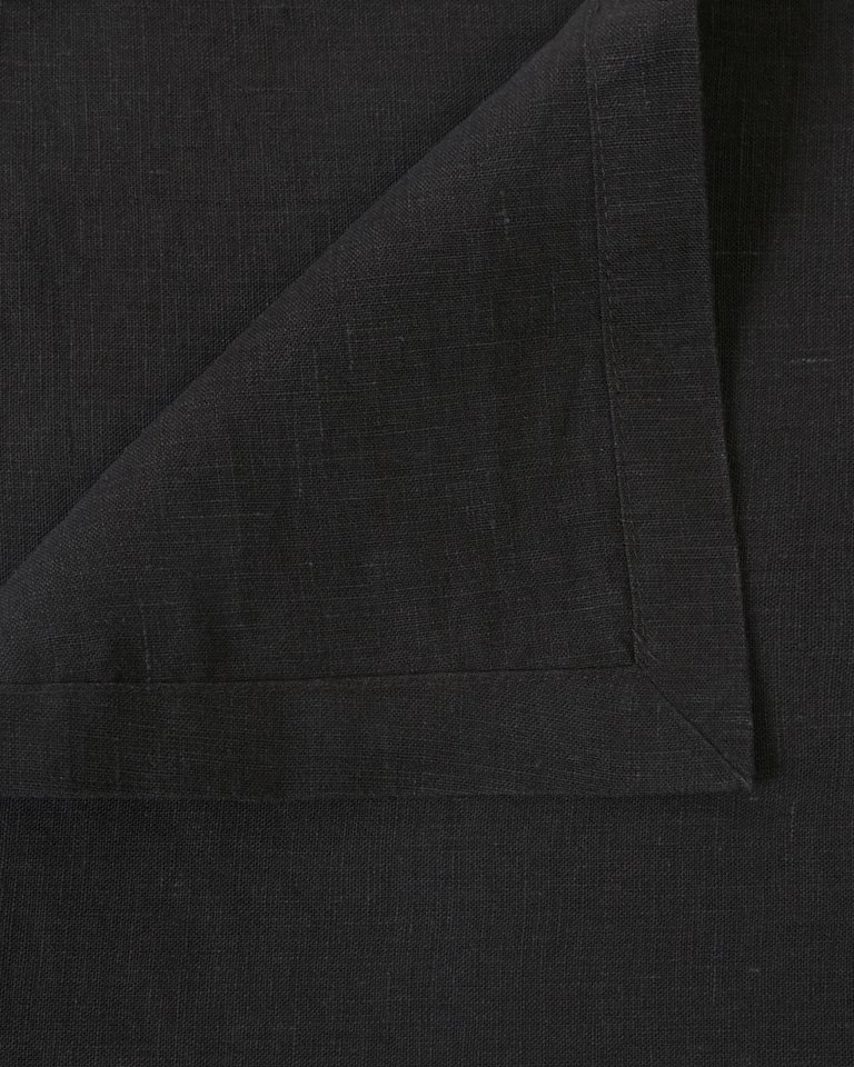 Berkeley Linen Table Napkins (Set of 4) - Charcoal